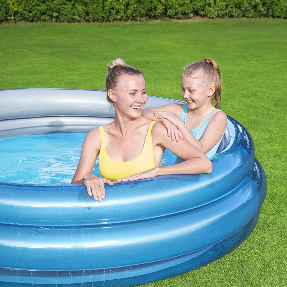 Piscina Gonfiabile Tonda Blu per bambini 51043 BESTWAY - 201x53h cm 